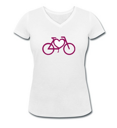 Fahrrad-Herz-Shirt